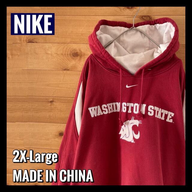 【NIKE】カレッジ ワシントン大学 スウェットパーカー ビッグサイズ US