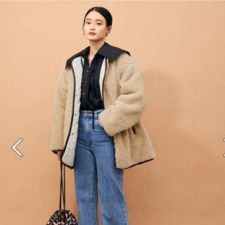 激安通販の アダムエロペ キルトボアリバーシブルコート - ジャンパー ...