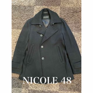 ニコル(NICOLE)のNICOLE 46 ネイビー　ピーコート【美品／希少】(ピーコート)