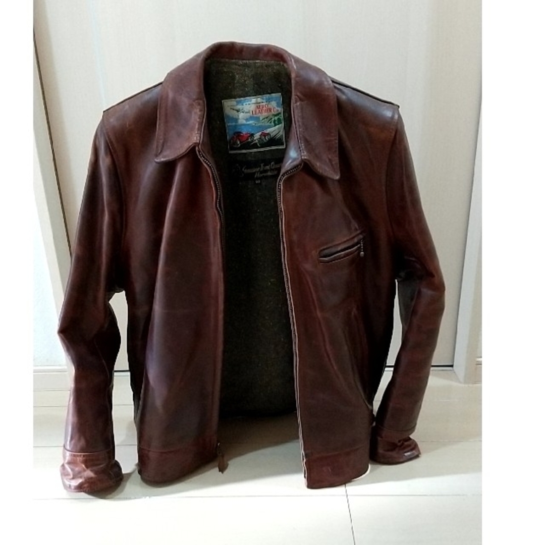 Aero Leather(エアロレザー ) ハイウェイマン チェリーブラウン Aero Leather(エアロレザー ) ハイウェイマン チェリーブラウン
