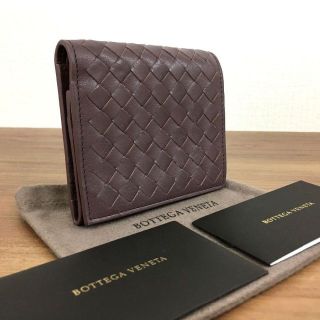 ボッテガヴェネタ(Bottega Veneta)の極美品 BOTTEGA VENETA コンパクト財布 60(折り財布)