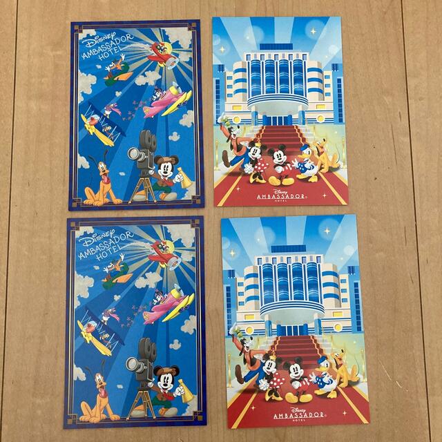 Disney(ディズニー)の新品 東京ディズニーリゾート ディズニーアンバサダーホテル ポストカード  エンタメ/ホビーのコレクション(使用済み切手/官製はがき)の商品写真