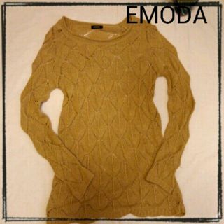 エモダ(EMODA)のEMODA ニットロングトップス(ニット/セーター)