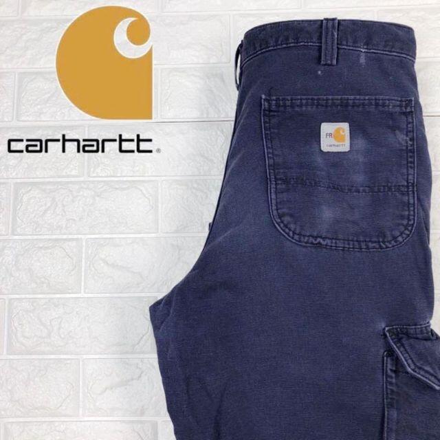 carhartt(カーハート)のカーハート ペインターパンツ ワイドストレート ワンポイントロゴ ゆるだぼGパン メンズのパンツ(ペインターパンツ)の商品写真