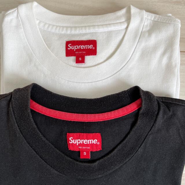 supreme small boxlogo tee 2カラーセット Sサイズ