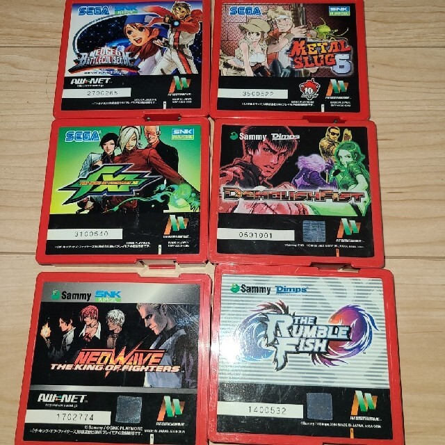 【激レア ソフト6本セット】ゲーム基盤 アトミスウェイブ (メタスラ6/KOF)