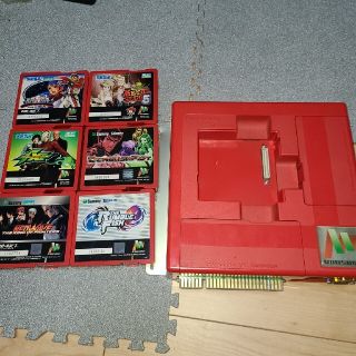 ネオジオ(NEOGEO)の【激レア　ソフト6本セット】ゲーム基盤　アトミスウェイブ (メタスラ6/KOF)(家庭用ゲームソフト)