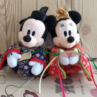 Disney - 新品、タグ付き！ミッキー&ミニーの雛人形