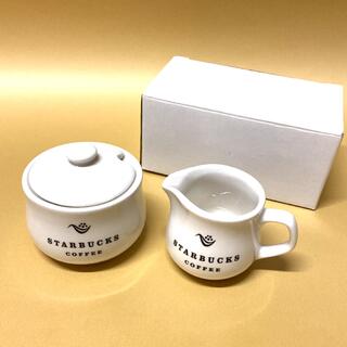 Starbucks Coffee - 【新品、未使用】スターバックス　 旧ロゴ　シュガーポット　ミルクピッチャー