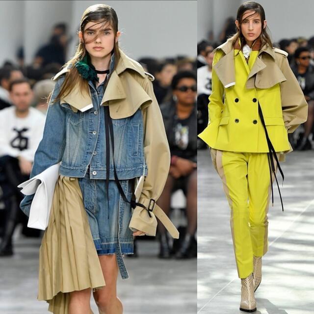sacai - サカイ デニム&コットン 異素材ミックス ハイブリッド sacai - サカイ デニム&コットン 異素材ミックス ハイブリッド