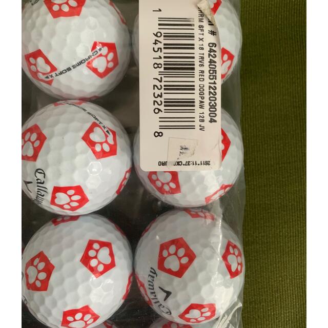 Callaway Golf - キャロウェイ クロムソフト 【猫肉球希少柄】 1ダース