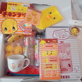 ニッシンショクヒン(日清食品)の日清チキンラーメン　ひよこちゃん　メレンゲしろたまメ―カー　マグカップ　セット(その他)