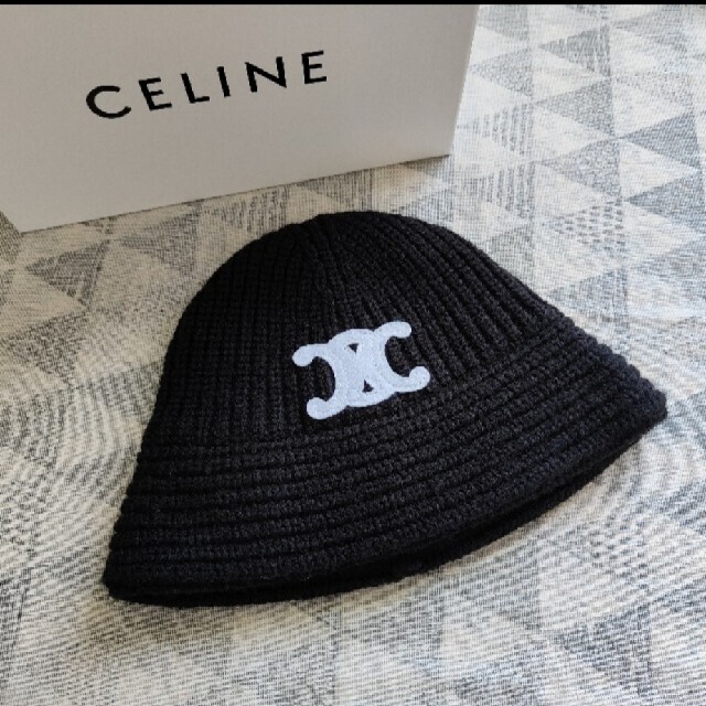 CELINE ニットキャップ　ニット帽