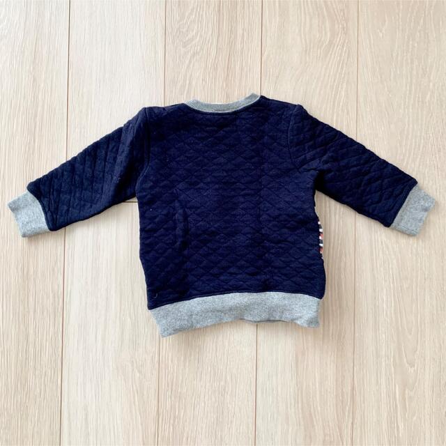 mikihouse(ミキハウス)のベビー トレーナー キッズ/ベビー/マタニティのキッズ服男の子用(90cm~)(Tシャツ/カットソー)の商品写真