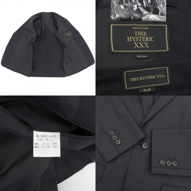 Thee Hysteric XXX(ジィヒステリックトリプルエックス)のジィヒステリックトリプルエックス スーツ M(ジャケット)/S(パンツ) メンズのスーツ(セットアップ)の商品写真