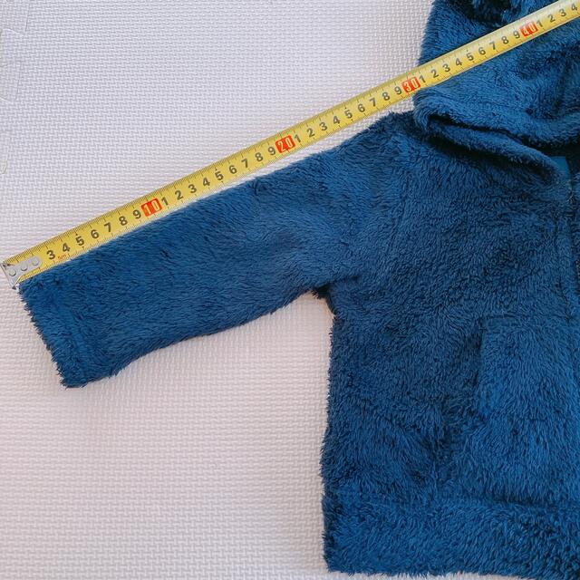 babyGAP(ベビーギャップ)のくま耳　パーカー　ネイビー　80 キッズ/ベビー/マタニティのベビー服(~85cm)(ジャケット/コート)の商品写真