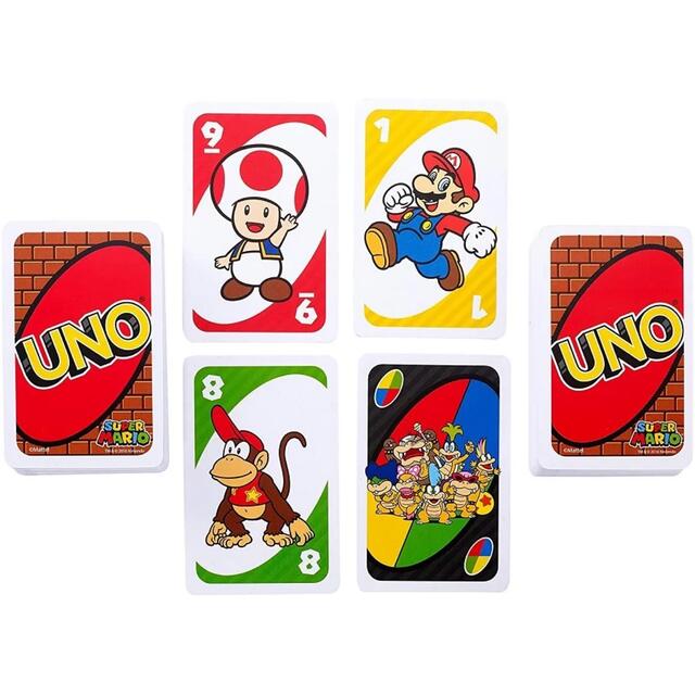 UNO ウノ スーパーマリオ 海外製 エンタメ/ホビーのテーブルゲーム/ホビー(トランプ/UNO)の商品写真