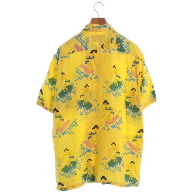 普通裏地Aloha Blossom カジュアルシャツ メンズ