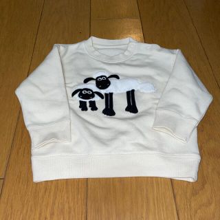 ユニクロ(UNIQLO)のひつじのショーン　スウェットシャツ　90サイズ　2枚セット(Tシャツ/カットソー)