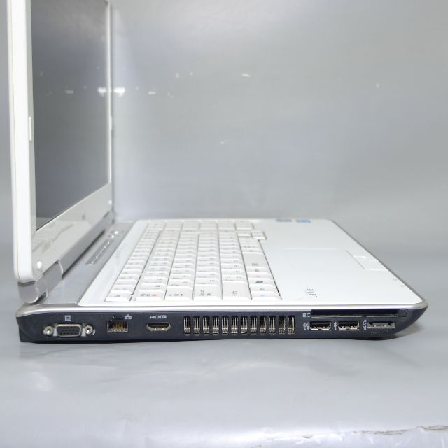 HDD-750G ノートPC LL350WJ1KS ホワイト 4GB RW 無線