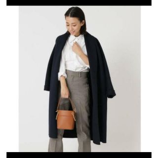 ドゥーズィエムクラス(DEUXIEME CLASSE)の美品　ドゥーズィエムクラス　AVA ADORE ウールコート(ロングコート)