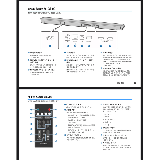 ヤマハ(ヤマハ)のヤマハYAS-109 スマホ/家電/カメラのオーディオ機器(スピーカー)の商品写真