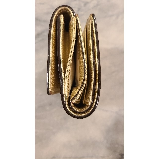 ケイト・スペード　Kate spade 二つ折　財布　ゴールド メンズのファッション小物(折り財布)の商品写真