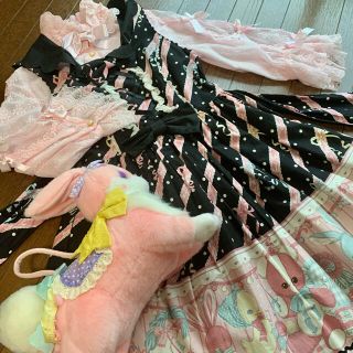 アンジェリックプリティー(Angelic Pretty)のangelic pretty melody toys jsk baby the (ひざ丈ワンピース)