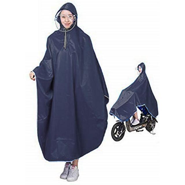 レインコート サイクルレインコート 男女兼用 レインポンチョ 収納袋付き 自動車/バイクの自動車/バイク その他(その他)の商品写真