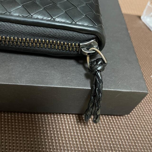 極美品☆正規品　BOTTEGA VENETA ラウンドファスナー　長財布　黒