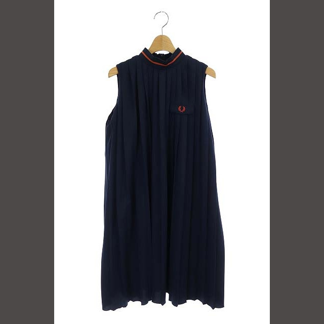 フレッドペリー PLEATED DRESS ワンピース ひざ丈 プリーツ