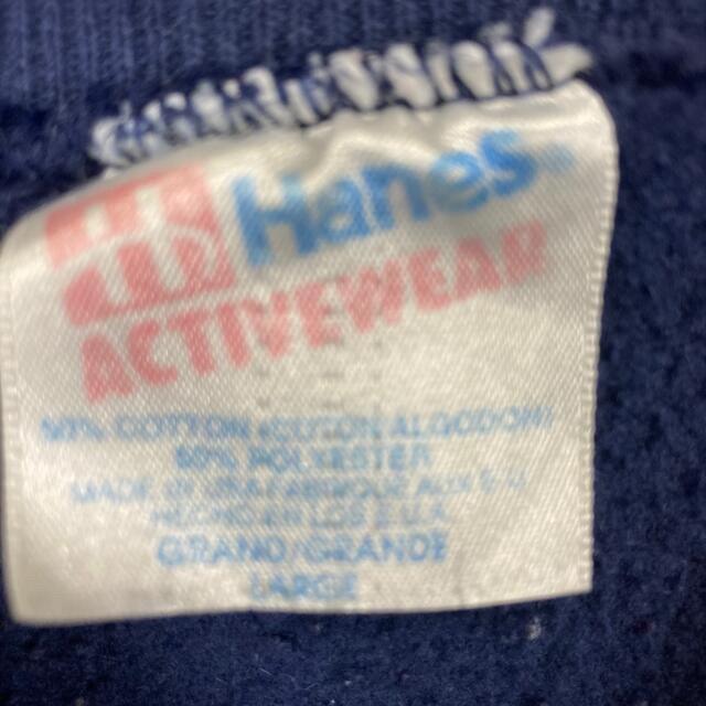 Hanes(ヘインズ)の【くすみカラー】90's vintage HanesヘインズプリントスウェットL メンズのトップス(スウェット)の商品写真