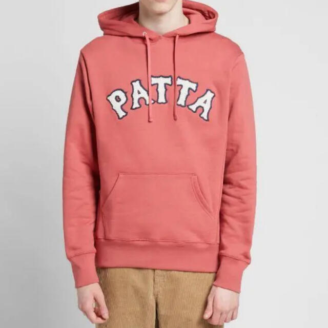 Patta Biker ロゴ スウェット パーカー Slate Rose XL メンズのトップス(パーカー)の商品写真