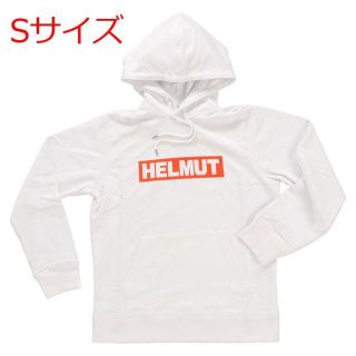 ヘルムートラング(HELMUT LANG)のヘルムートラング ロゴ フーディ パーカーI04HM501 100 メンズ S(パーカー)