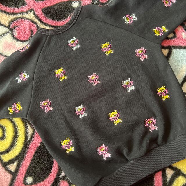 HYSTERIC MINI(ヒステリックミニ)の🧸刺繍トレーナー90 キッズ/ベビー/マタニティのキッズ服女の子用(90cm~)(Tシャツ/カットソー)の商品写真