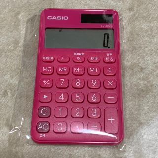 カシオ(CASIO)のCASIO 電卓 ビビッドピンク(オフィス用品一般)