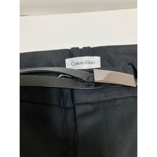 Calvin Klein(カルバンクライン)の新品　Calvin Klein 黒　パンツ　レディース レディースのパンツ(カジュアルパンツ)の商品写真