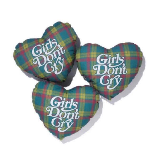 Girls Don't Cry ハートピロー 伊勢丹限定 チェック柄 最愛 8960円 xn