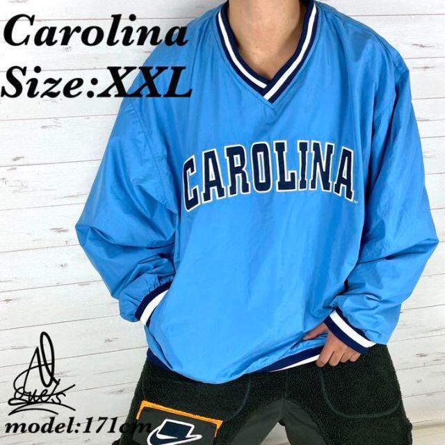 《入手困難》Carolina カロライナ　ゲームシャツ　XXL☆スカイブルー水色