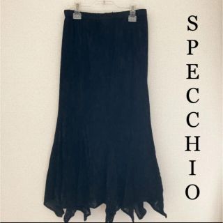 スペッチオ(SPECCHIO)のSPECCHIO黒ロングスカート(ロングスカート)