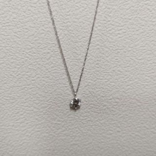 Pt ダイヤ　ペンダントネックレス　　0.42ct