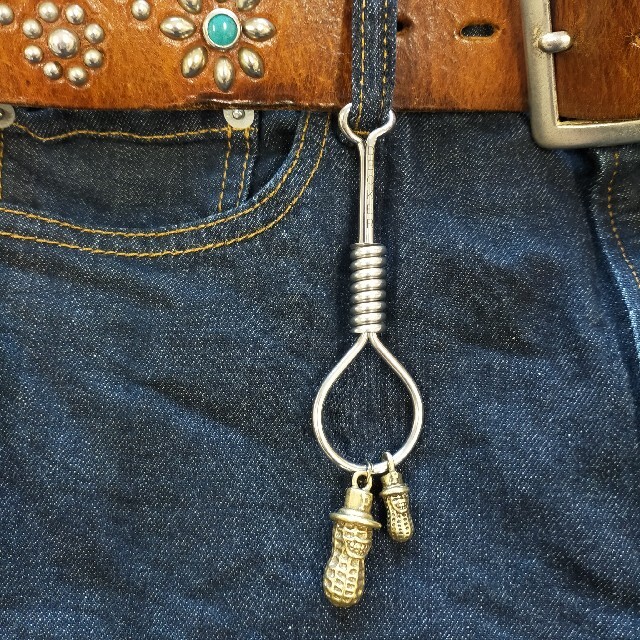 キーフック 新品 キーチェーン JEFF DECKER HANG NOOSE ジェフデッカー風 Jeff Decker キーフック キーチェーン チャーム付2