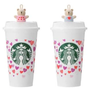 スターバックスコーヒー(Starbucks Coffee)のスターバックス  ベアリスタ キャップ & リユーザブルカップ 2個セット(タンブラー)