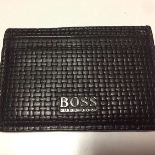 ヒューゴボス(HUGO BOSS)のカードケース 革 HUGO BOSS(名刺入れ/定期入れ)