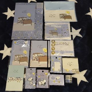 スヌーピー(SNOOPY)のスヌーピーPEACEFUL HOURS文具セット新品(その他)