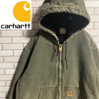 カーハート(carhartt)の90s 古着 カーハート メキシコ製 ダック地 アクティブジャケット パーカー(ブルゾン)