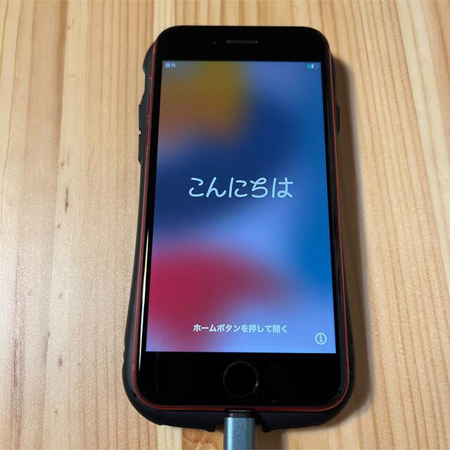 Apple(アップル)のiPhoneSE2RED128GBifaceケース付き スマホ/家電/カメラのスマートフォン/携帯電話(携帯電話本体)の商品写真