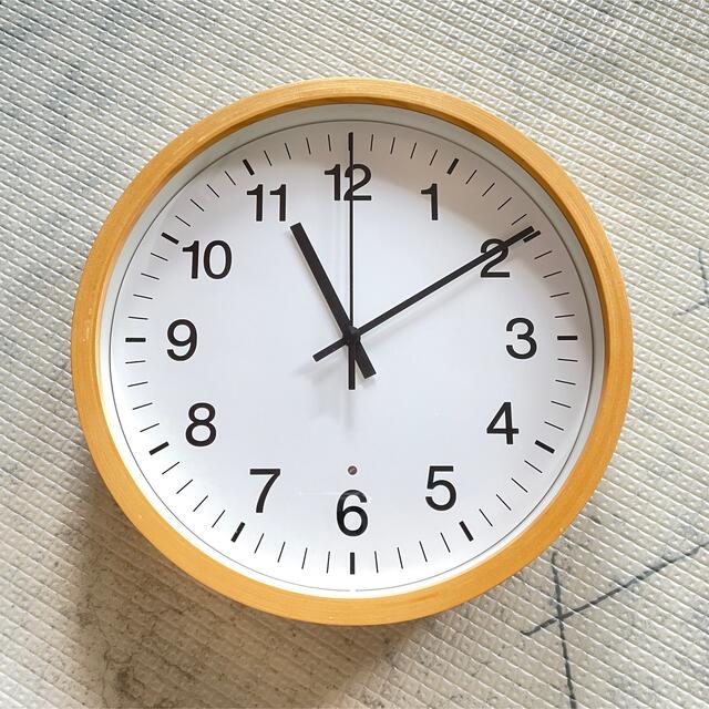 MUJI (無印良品) - 無印良品 ウォールクロック 壁掛け時計 電波 MUJI (無印良品) - 無印良品 ウォールクロック 壁掛け時計 電波
