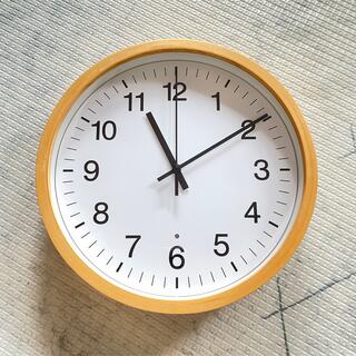 ムジルシリョウヒン(MUJI (無印良品))の無印良品　ウォールクロック　壁掛け時計　電波時計(掛時計/柱時計)