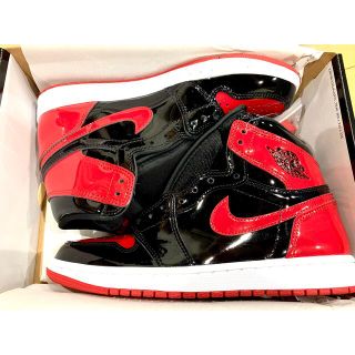 ナイキ(NIKE)のnike air jordan 1 patent bred(スニーカー)